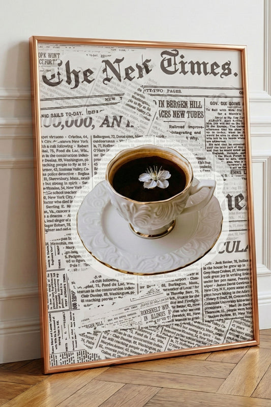 Affiche "Rituel Café"