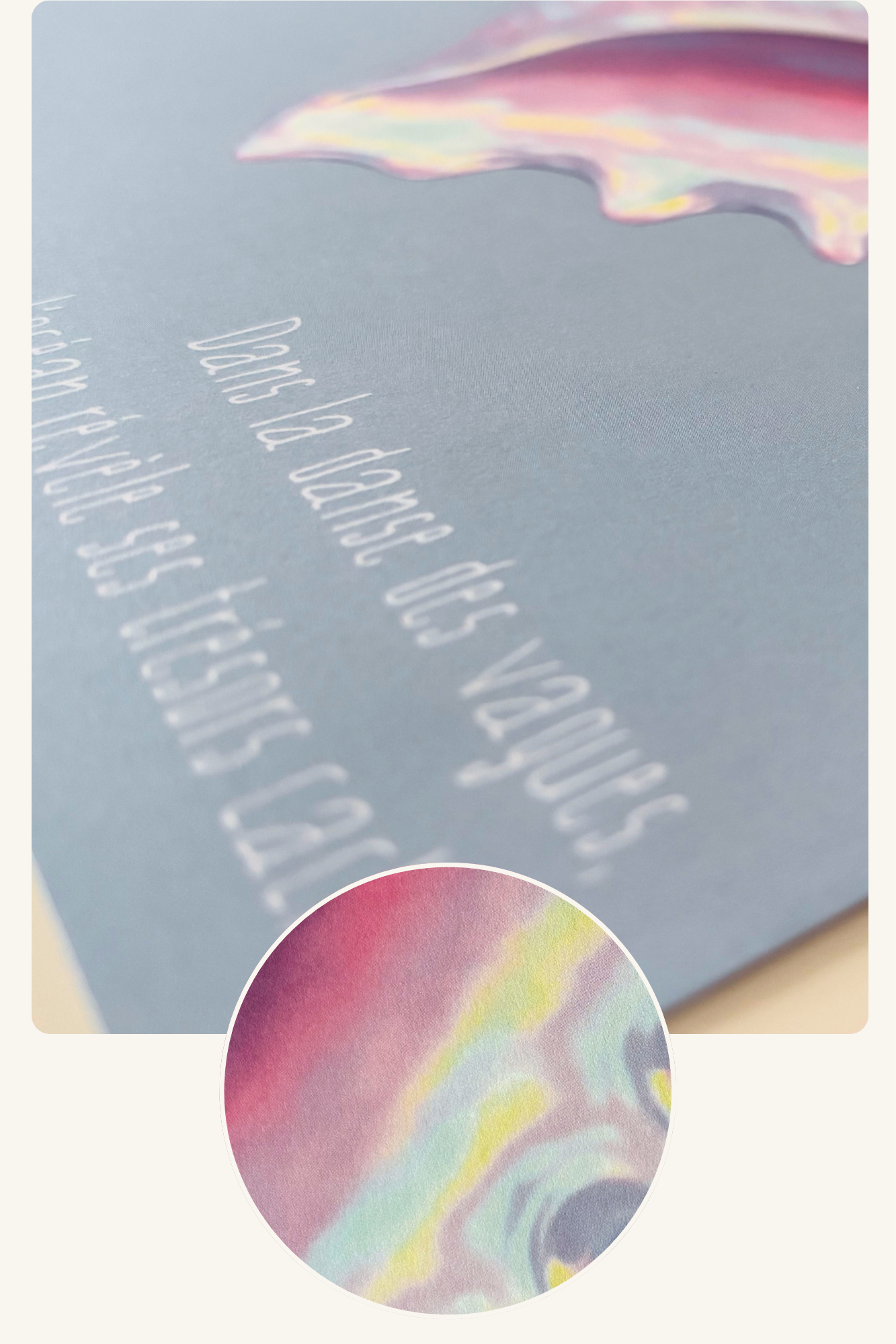 Affiche "Coquillage Opale"