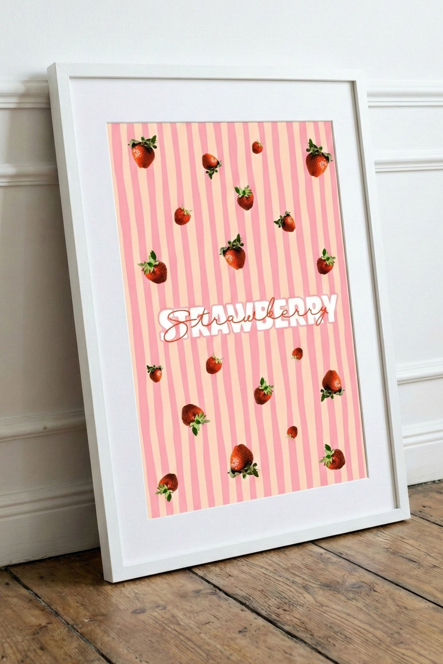 Affiche "Strawberry Pop"