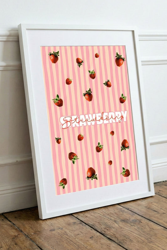 Affiche "Strawberry Pop"