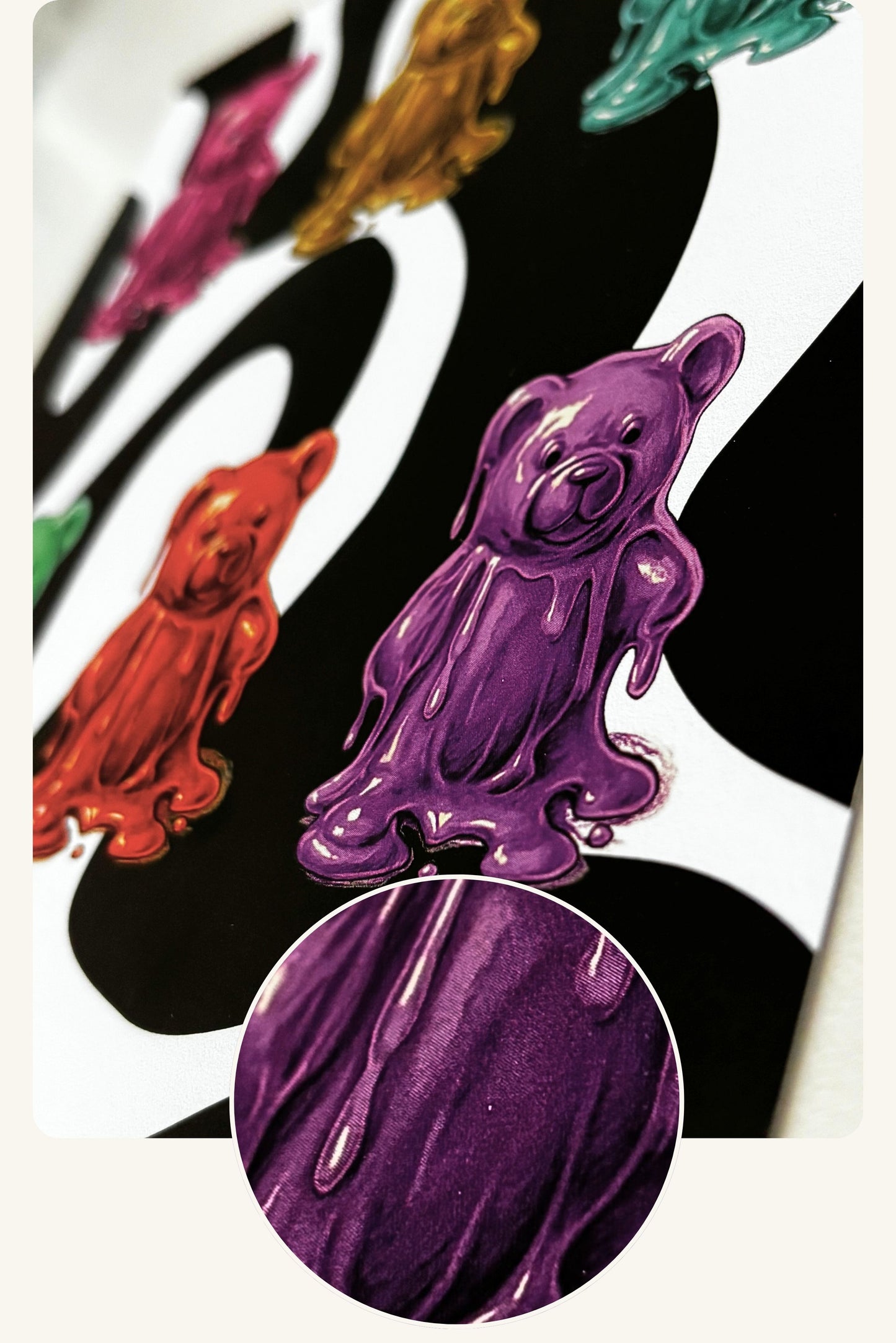 Affiche Pop Art "Gummy Bears"