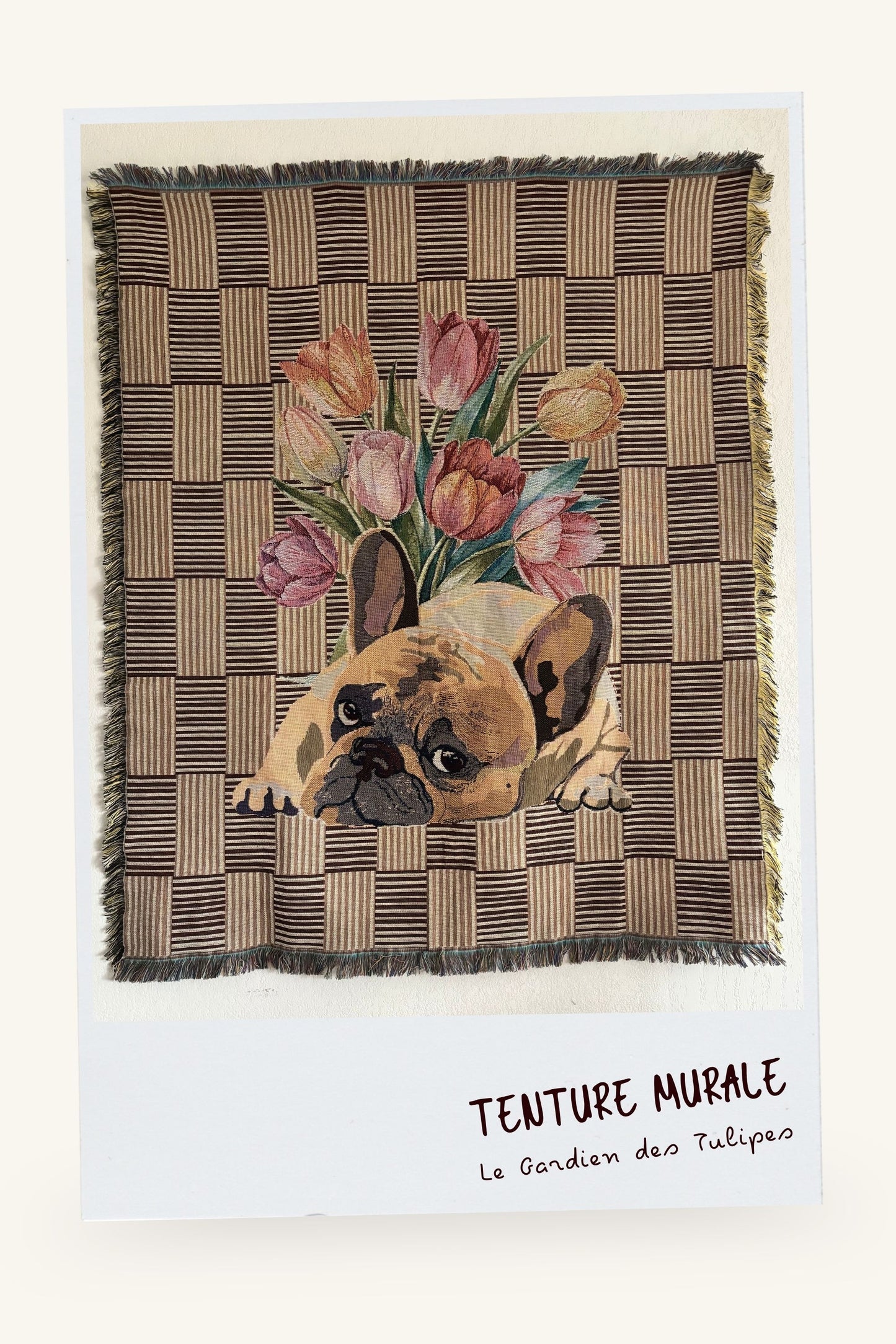 Tenture "Le Gardien des Tulipes"