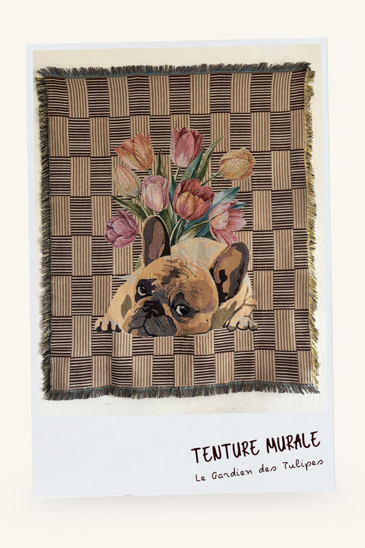 Tenture "Le Gardien des Tulipes"